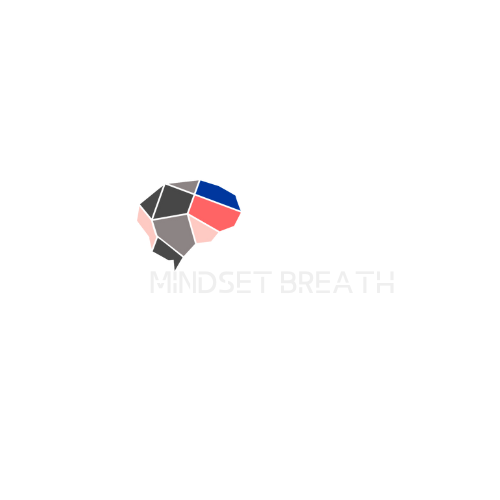 mindset breath logo with white text